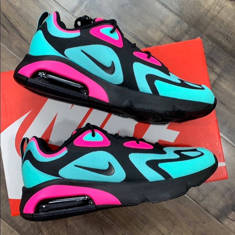NIKE AIR MAX 200 hyper turbo/black-pink blast men’ - Picture 10 of 16